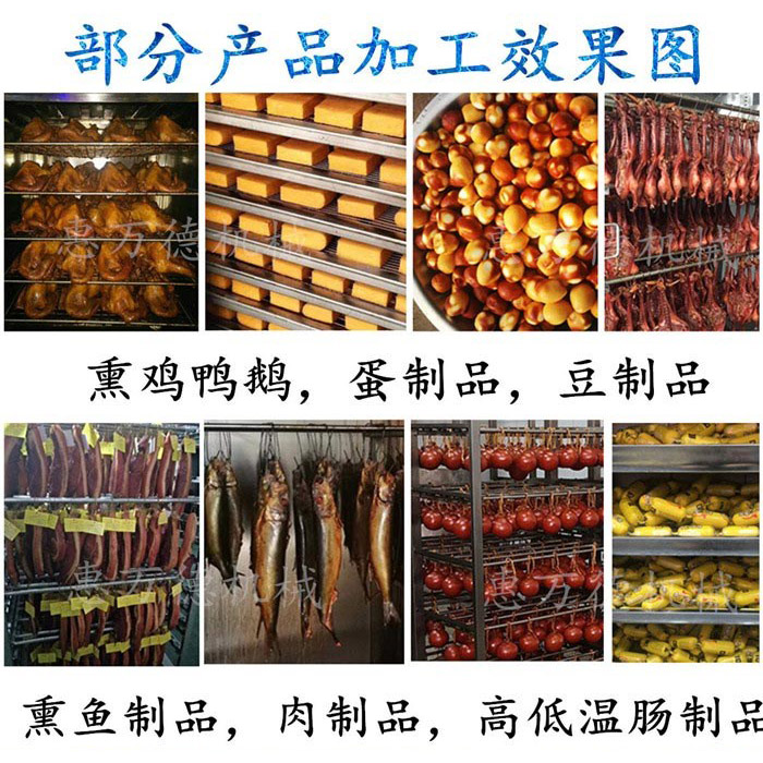 部分產(chǎn)品熏制效果圖